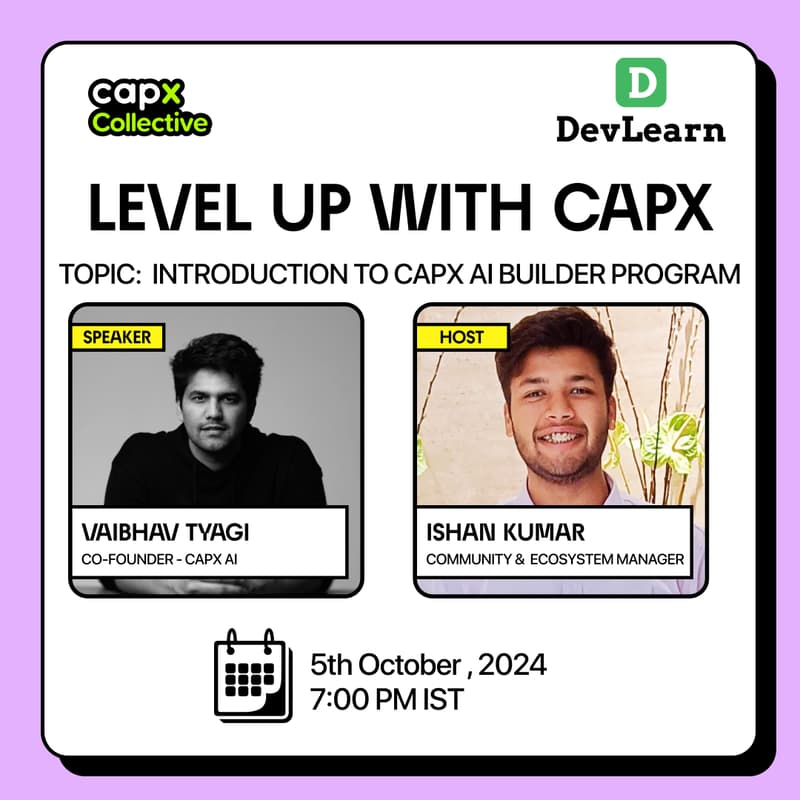 Cover Image for Level Up with Capx <> DevLearn