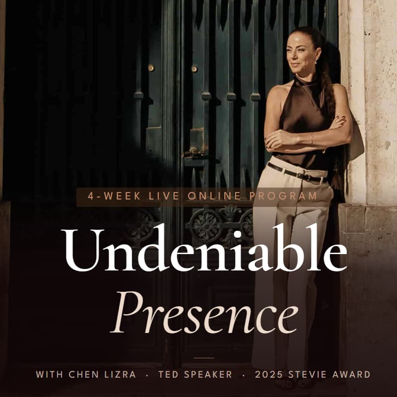 Cover Image for Undeniable Presence — 4-Week Live Online Program
