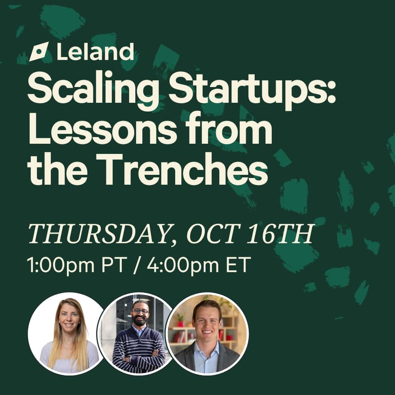 Cover Image for Scaling Startups: Lessons from the Trenches