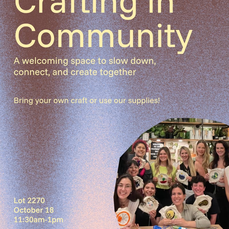 Cover Image for Crafting in Community