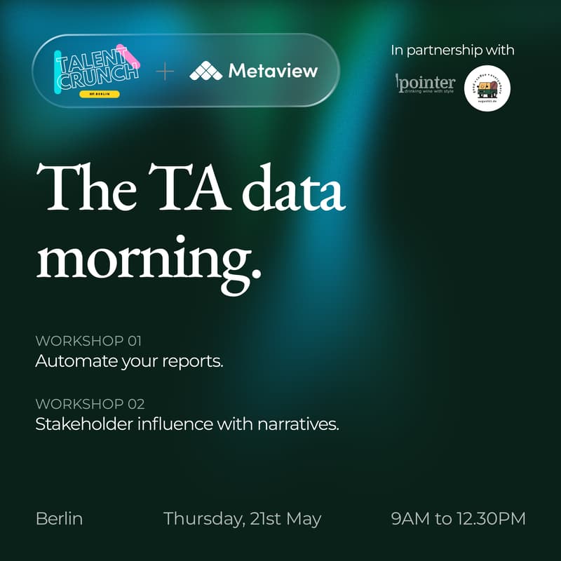 Cover Image for The TA Data Morning: Automate Your Reports and Make Leadership Listen