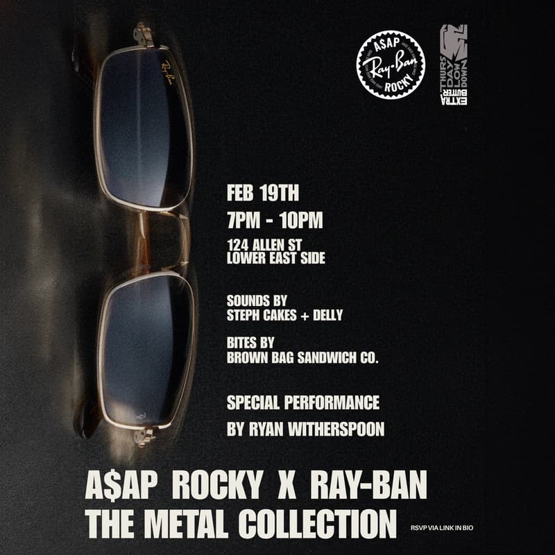 Cover Image for Extra Butter For Ray-Ban x A$AP Rocky The Metal Collection