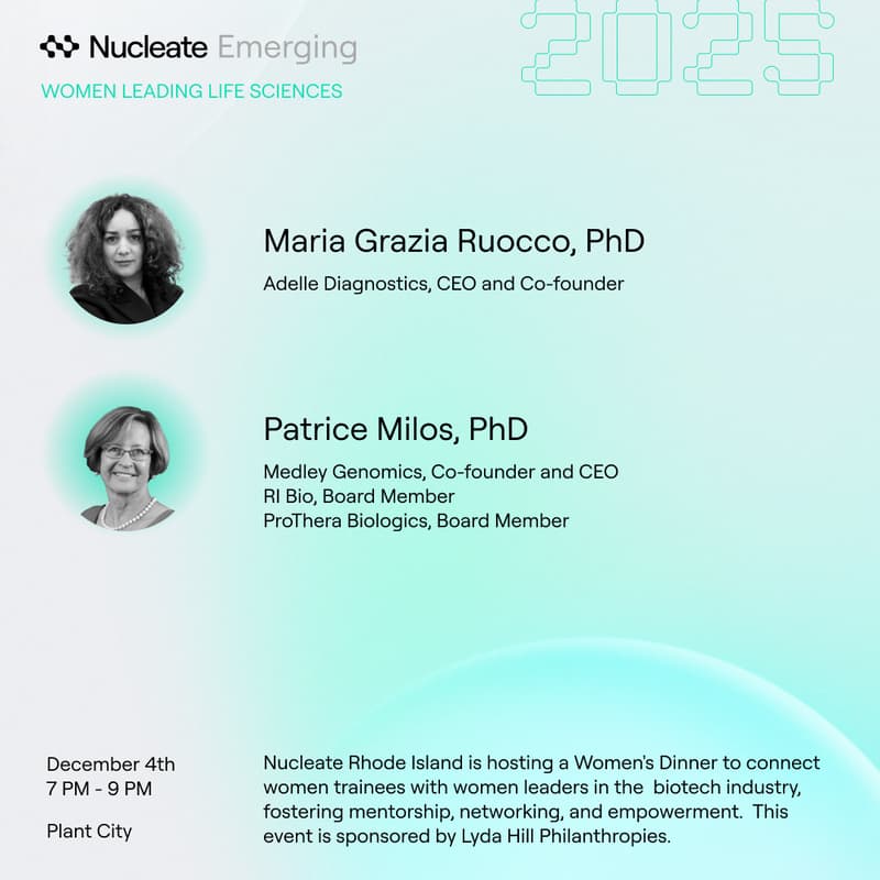 Cover Image for Nucleate Rhode Island — Fall Women's Dinner 2025