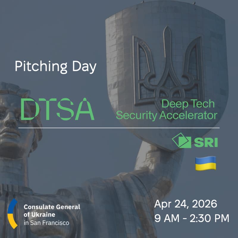 Cover Image for Pitching Day: SRI Deep Tech Security Accelerator | For Investors Only