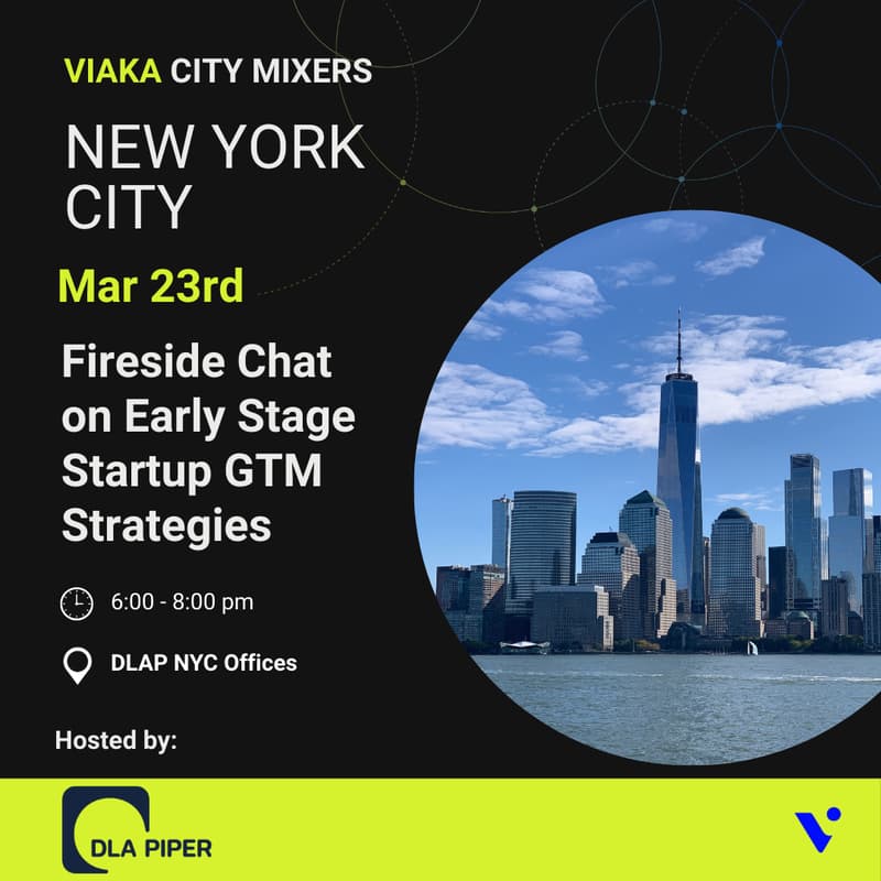 Cover Image for NYC Mixer & Fireside Chat on Early Stage Startup GTM Strategies