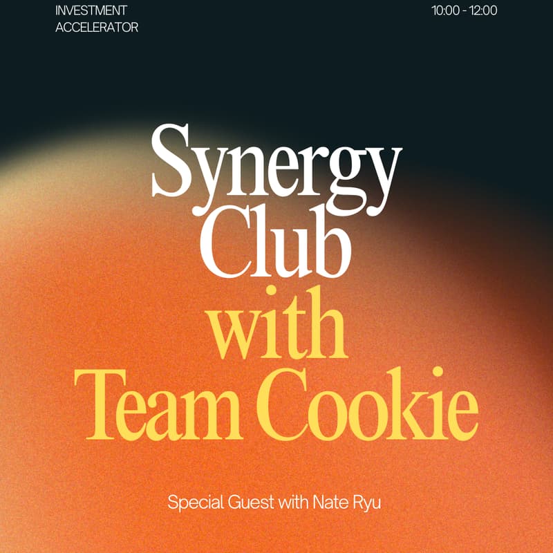 Cover Image for Synergy Club #Team Cookie : 초기 스타트업의 전략적 PR 로드맵 From Seed to Headline