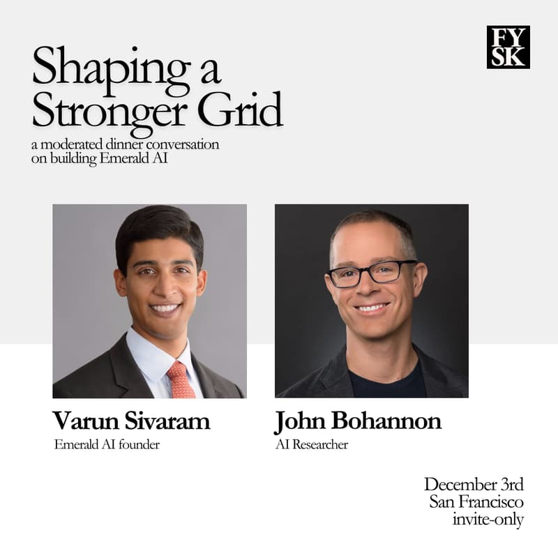Cover Image for Shaping a Stronger Grid, a moderated founder dinner