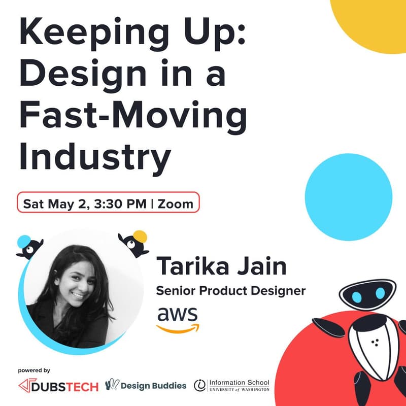 Cover Image for Keeping Up: Design in a Fast-Moving Industry - Tarika Jain, AWS