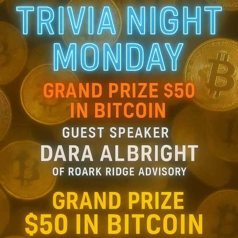 Cover Image for 8th Crypto Mondays Spartanburg @ Smoking Butt Heads BBQ - Sponsored by Stand With Crypto