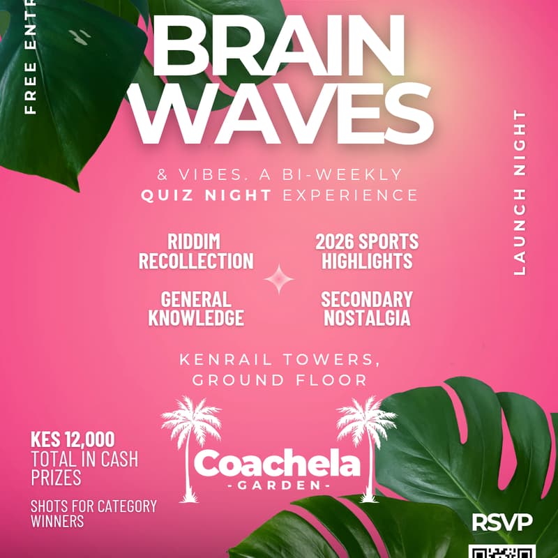 Cover Image for Brainwaves 'Quiz Night' @ Coachela Gardens NBO