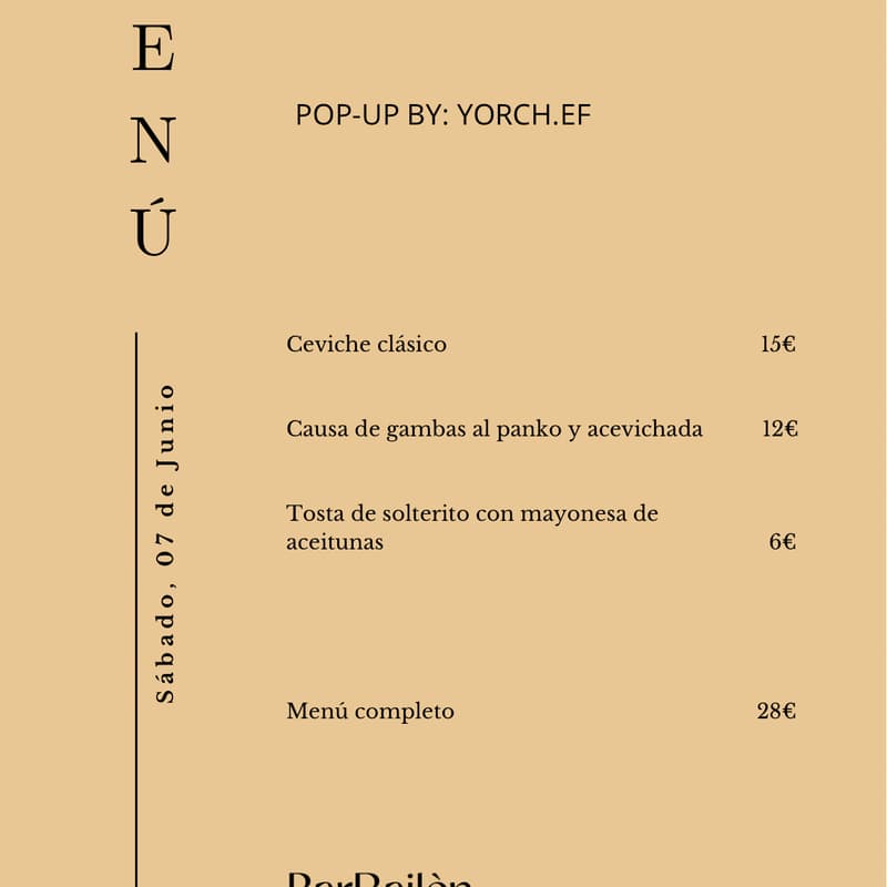 Foto de portada de Peruvian food Pop up