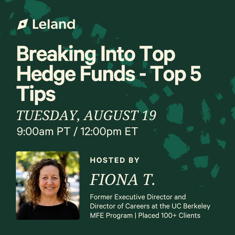 Cover Image for Breaking Into Top Hedge Funds - Top 5 Tips