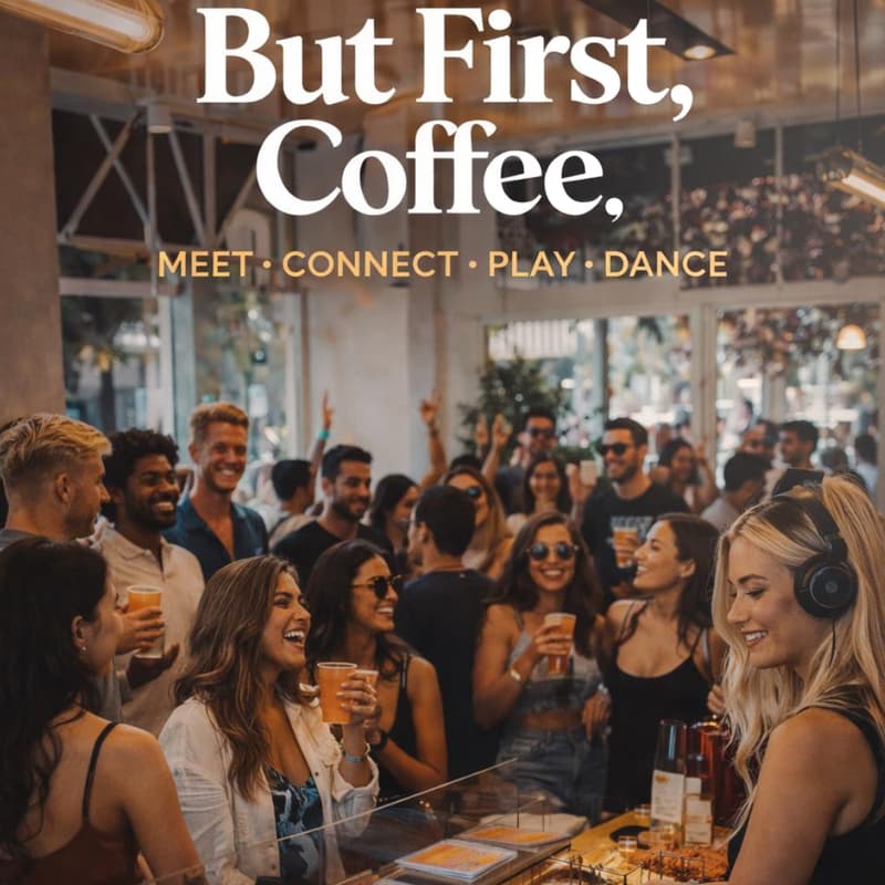 Cover Image for Live DJs - Coffee - Meet