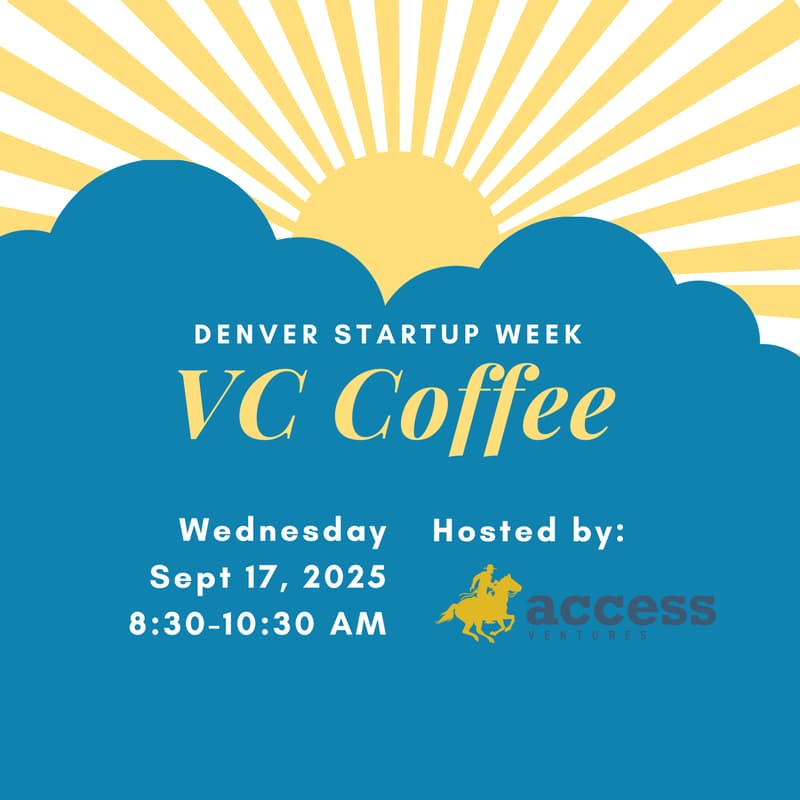 Cover Image for Colorado Startup Week: VC Coffee