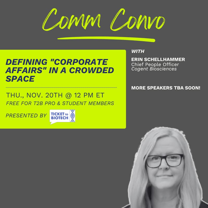 Cover Image for November T2B Comm Convo: Defining "Corporate Affairs" in a Crowded Space