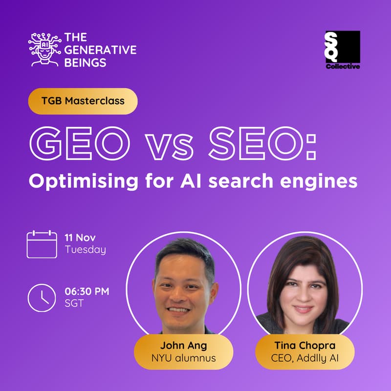Cover Image for GEO vs SEO: Optimising for AI search engines | TGB Masterclass