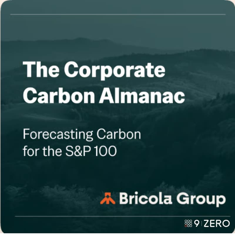 Cover Image for Lunch and Learn - Bricola Corporate Carbon Almanac: Forecasting Carbon for the S&P 100 with Jimmy Gillan
