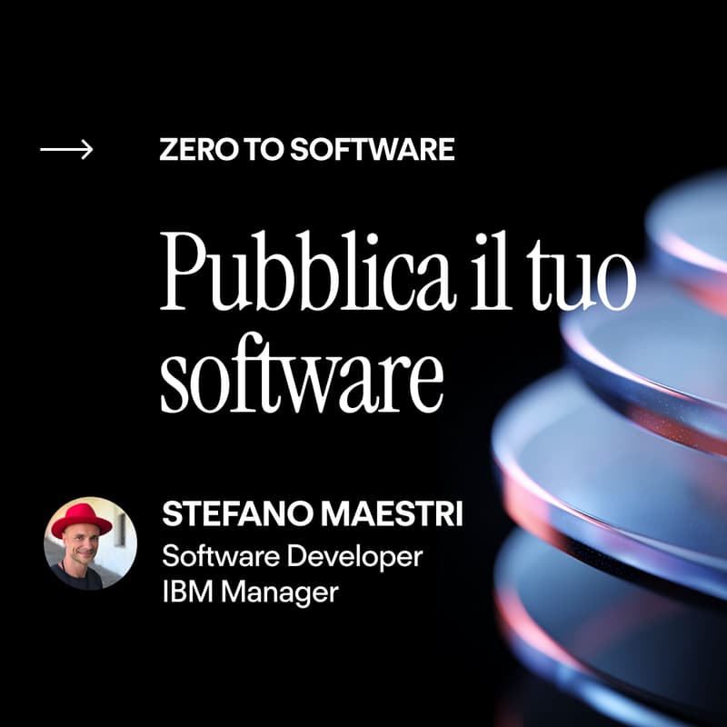 Cover Image for Pubblica il tuo software