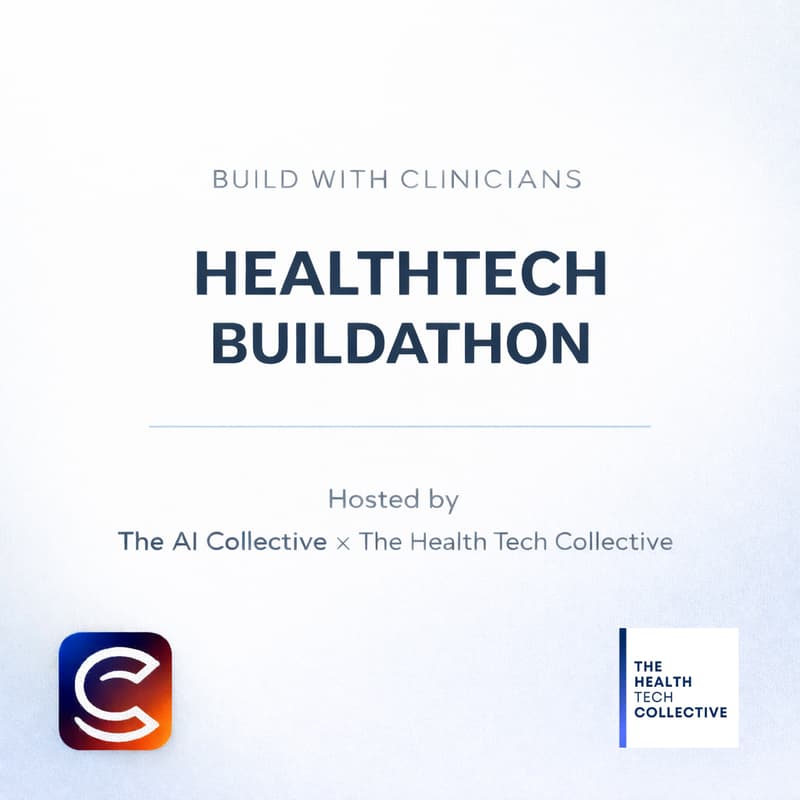 Cover Image for Build with Clinicians: Healthtech Buildathon