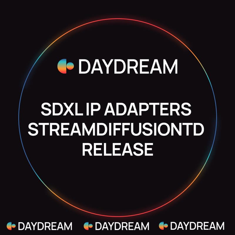 Cover Image for SDXL IP ADAPTERS STREAMDIFFUSIONTD Release