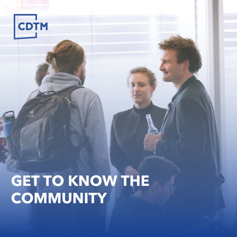 Cover Image for CDTM Open Day: Get to Know the Community and Study Program