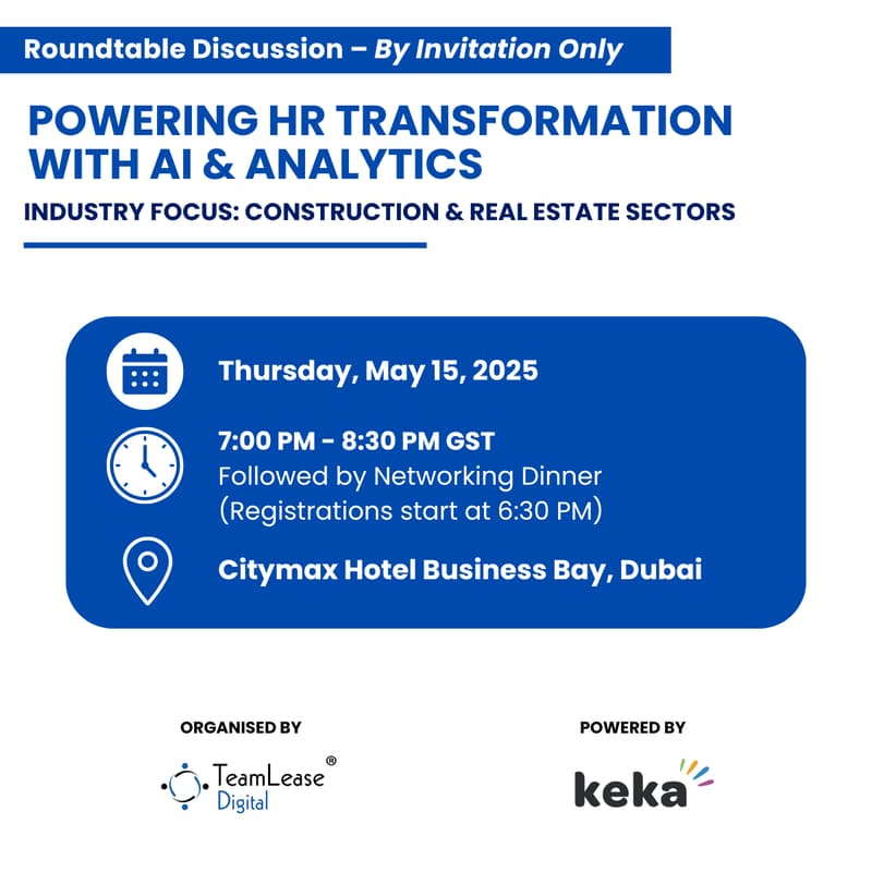 Cover Image for Powering HR Transformation with Generative AI (Industry Focus: Construction & Real Estate Sectors)