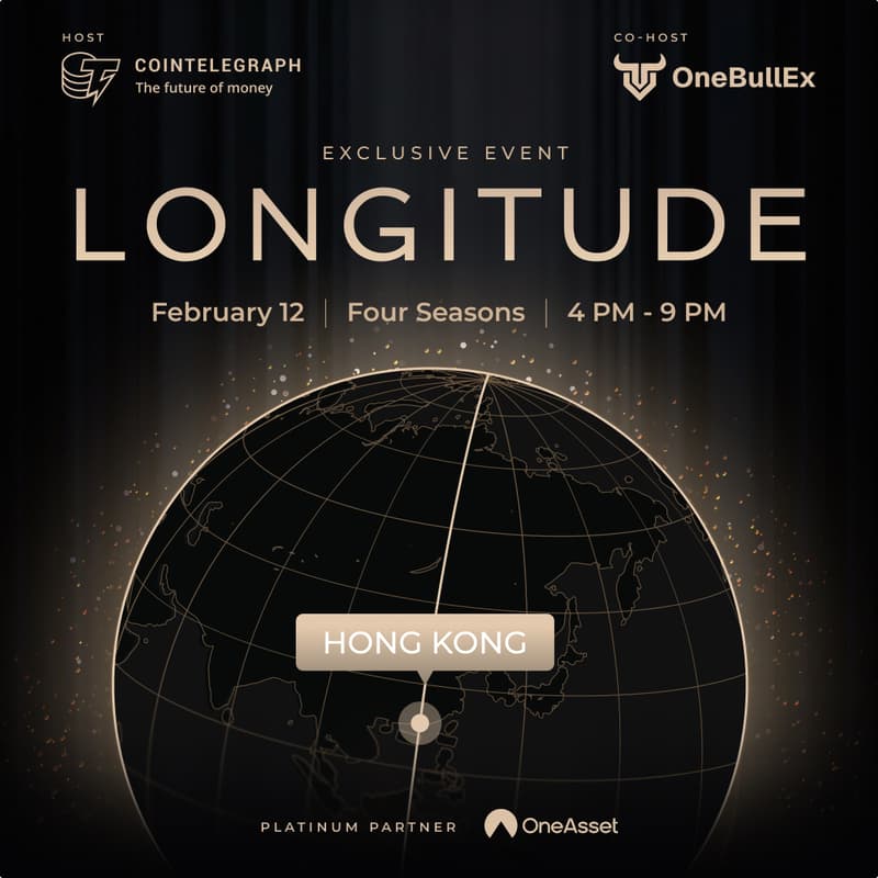 Cover Image for LONGITUDE by Cointelegraph x OneBullEx, 8th editon