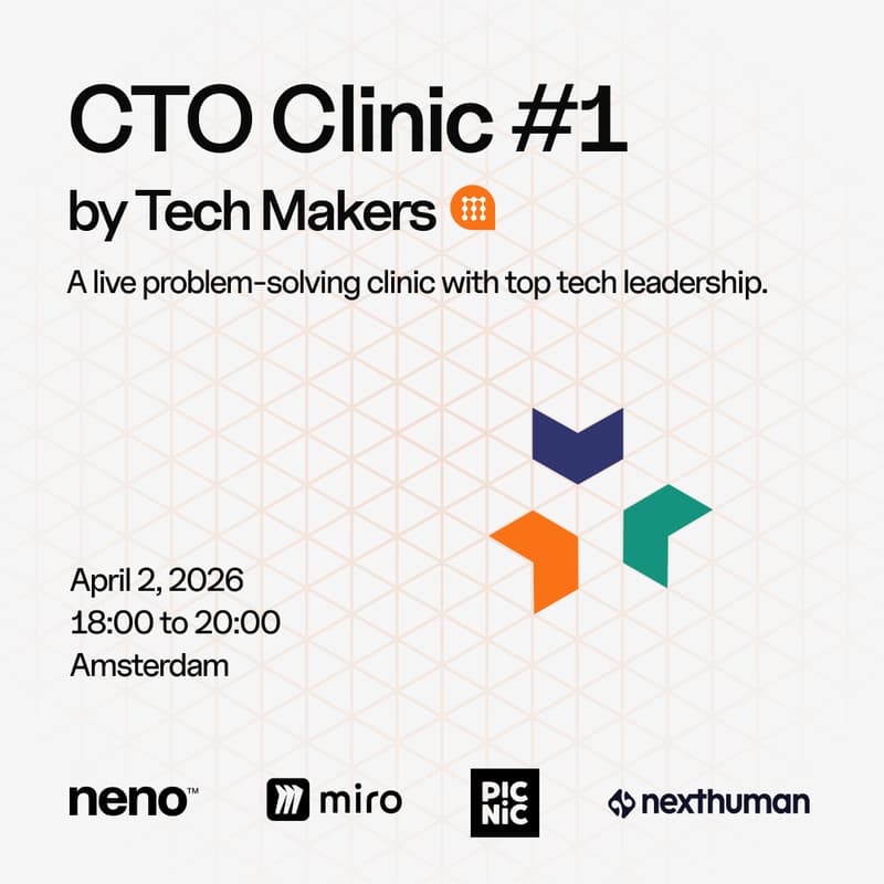 Cover Image for CTO Clinic#1: Live Problem-Solving Event w/Top Tech Leadership