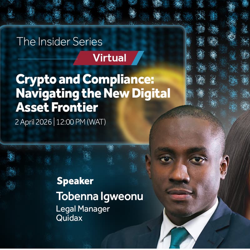 Cover Image for Aluko & Oyebode Insider Series - Crypto and Compliance: Navigating the New Digital Asset Frontier