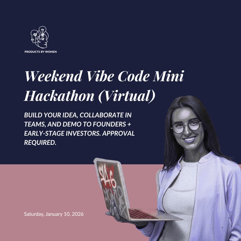 Cover Image for Weekend Vibe Code Mini Hackathon (Virtual & Beginner-Friendly)