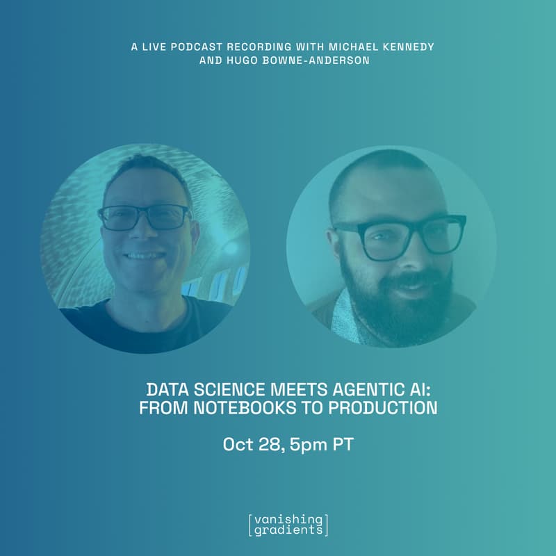 Cover Image for Data Science Meets Agentic AI: From Notebooks to Production (with Michael Kennedy)