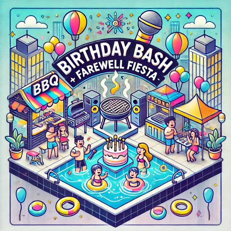 Cover Image for Double Birthday Celebration & Farewell Party