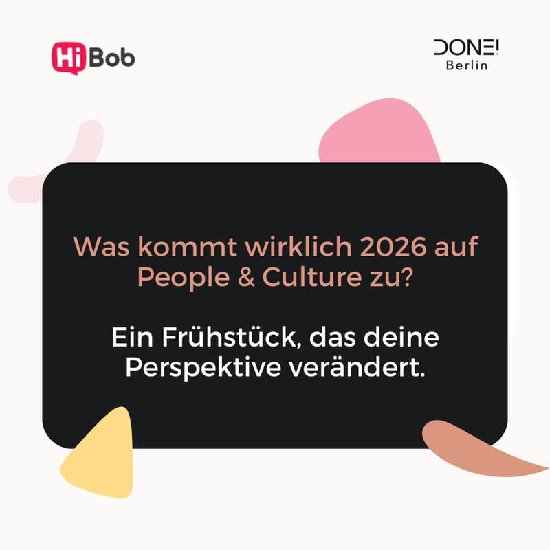 Cover Image for Future of HR 2026: Lean, Human, Hybrid? - Breakfast Event
