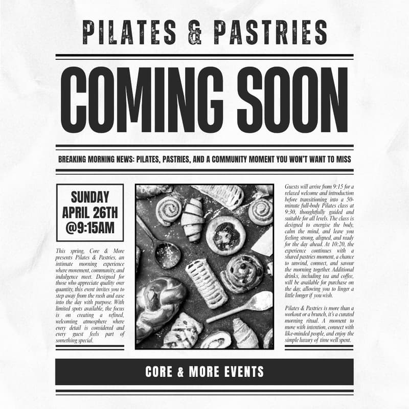 Cover Image for Pilates & Pastries