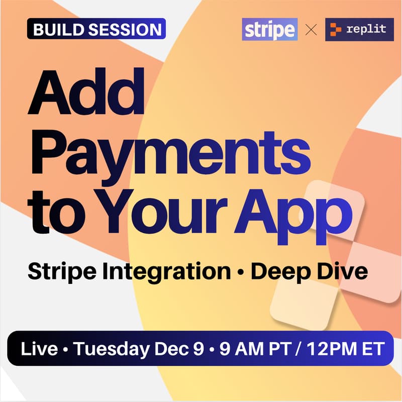 Cover Image for Community Build with Stripe Connect and Replit Agent