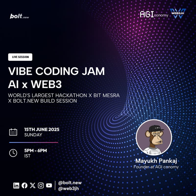 Cover Image for Vibe Coding Jam — AI x Web3