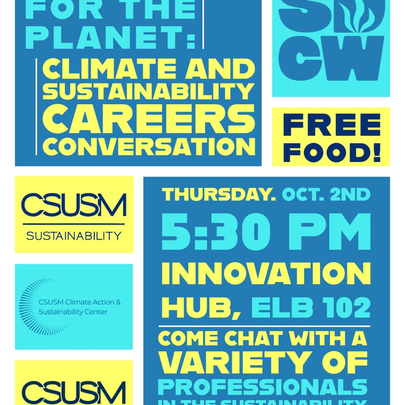Cover Image for Working for the Planet: A Climate and Sustainability Career Conversation
