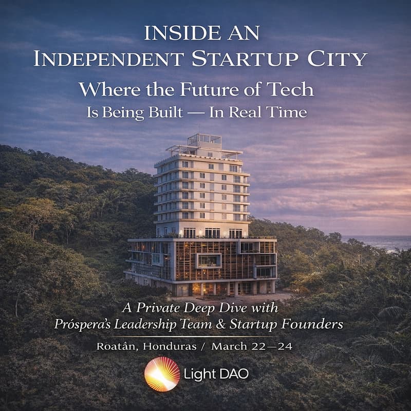 Cover Image for INSIDE AN INDEPENDENT STARTUP CITY: Where the Future of Tech is Being Built -- In Real Time.  Próspera, Roatán Honduras