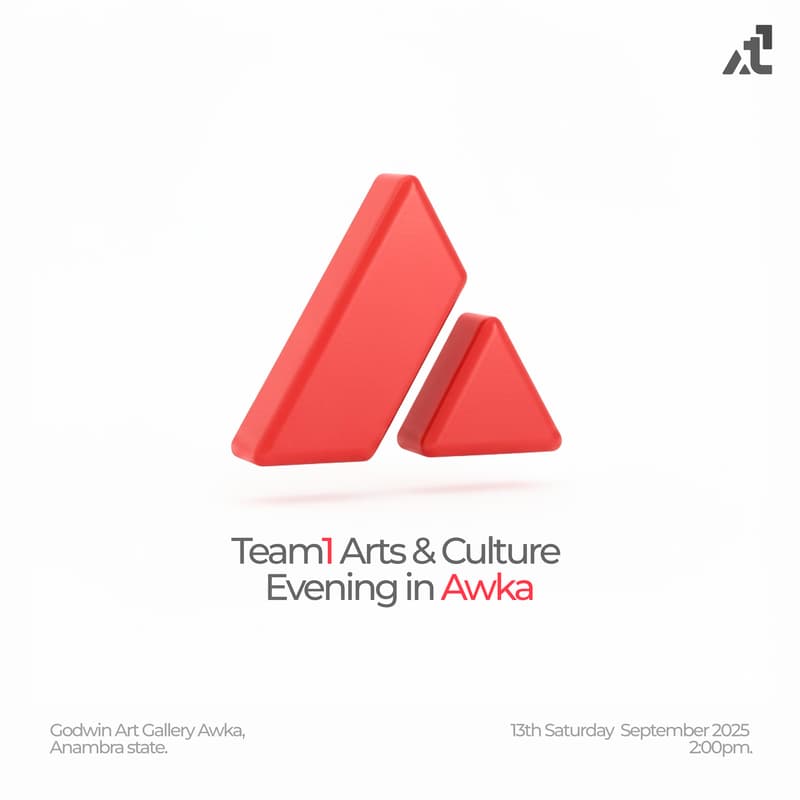 Cover Image for Team1 Arts & Culture Evening, Awka