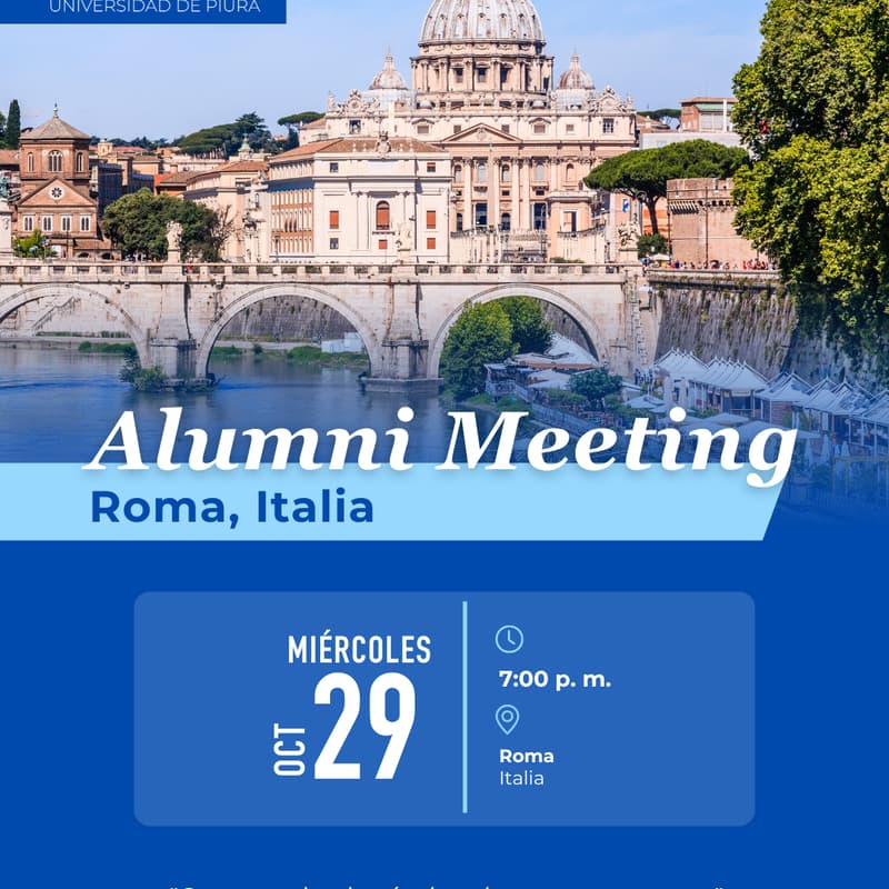 Cover Image for Meeting Internacional Alumni UDEP - Roma (Italia)