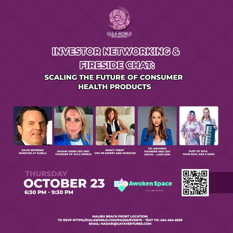 Cover Image for Investor Networking & Fireside Chat: Scaling the Future of Consumer Health Products