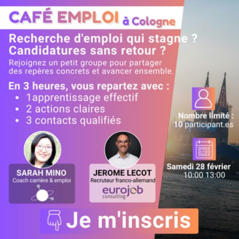 Cover Image for Café Emploi franco-allemand à Cologne