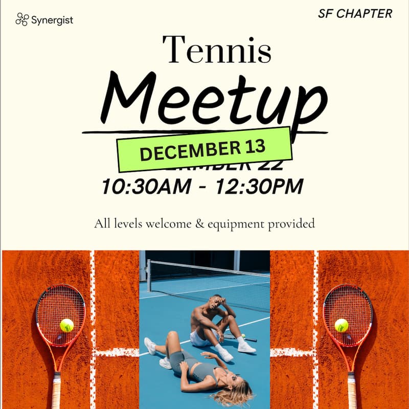 Cover Image for Synergist SF | Tennis Meetup