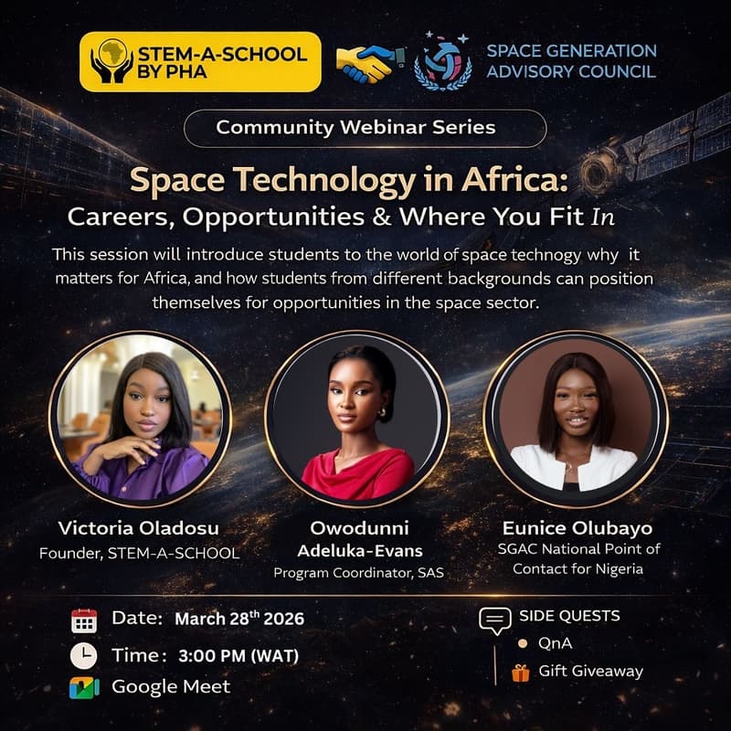 Cover Image for Space Tech In Africa- SAS Community Webinar