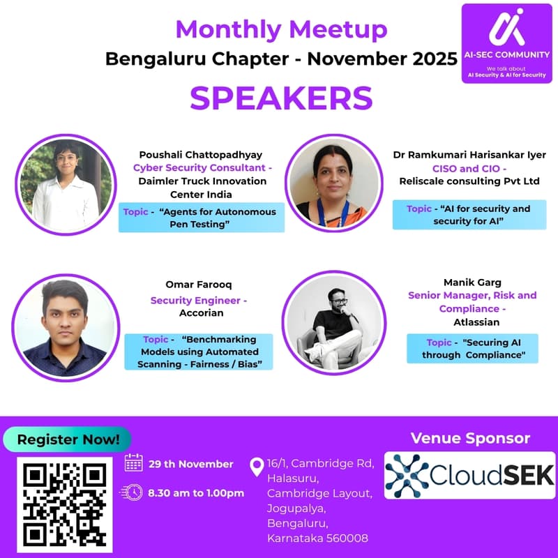 Cover Image for AI - SEC COMMUNITY MEETUP | NOVEMBER 2025