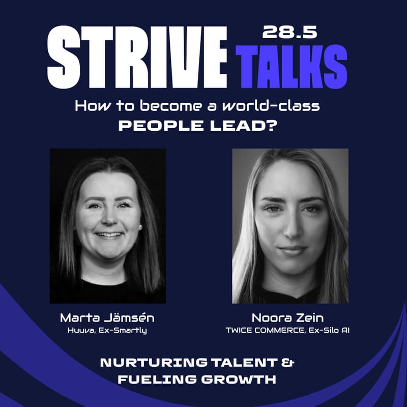 Cover Image for Strive Talks: Becoming a world-class People Lead