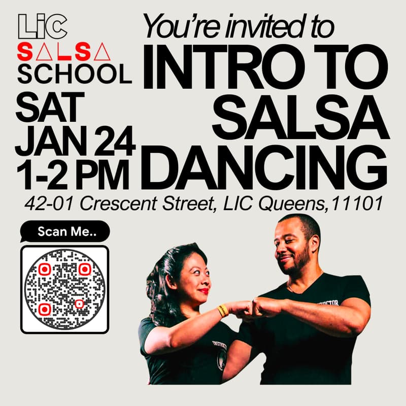 Cover Image for Intro to Salsa Dancing + SATURDAY.1.24