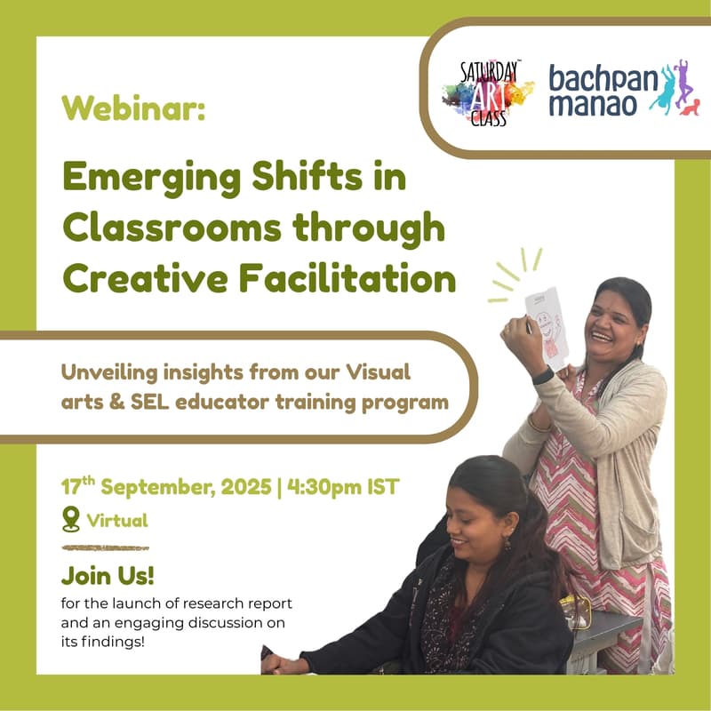 Cover Image for Webinar: Emerging Shifts in Classrooms through Creative Facilitation