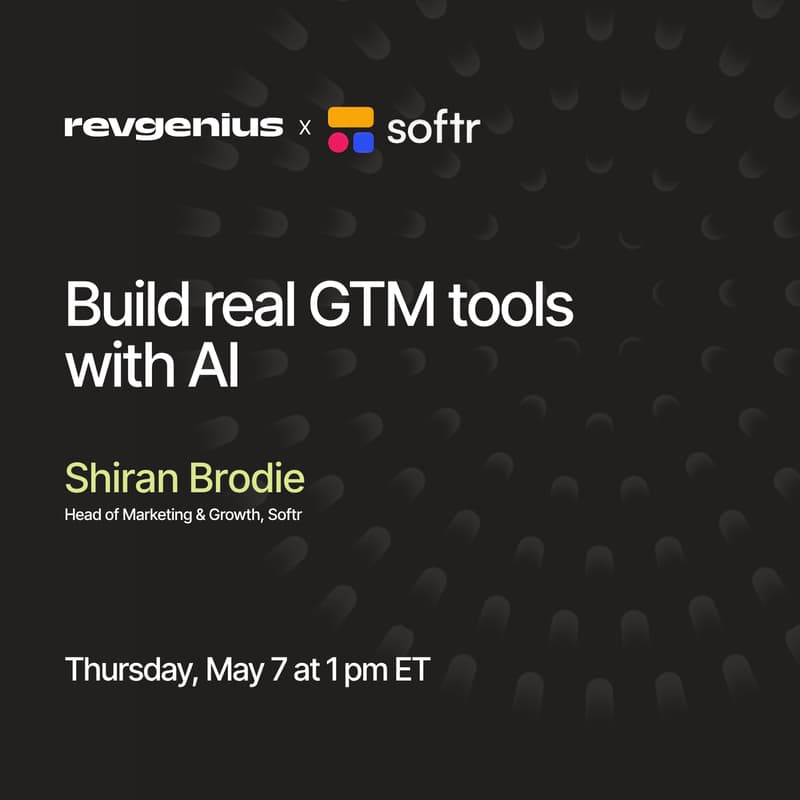 Cover Image for Build Real GTM Tools With AI (Webinar)