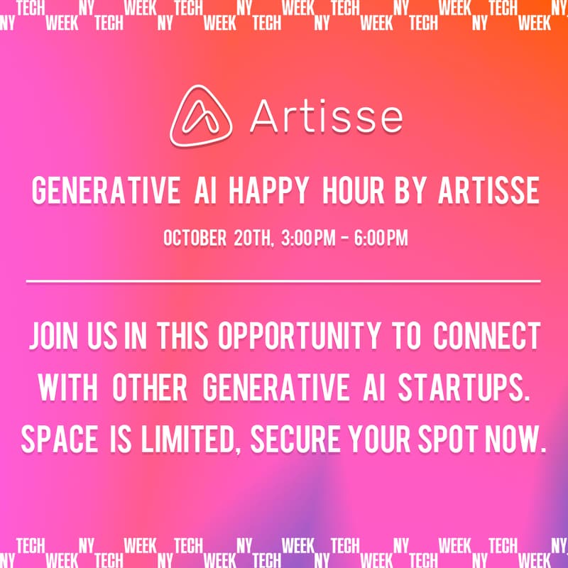 Cover Image for Generative Image AI Happy Hour with Artisse | NYC #TechWeek
